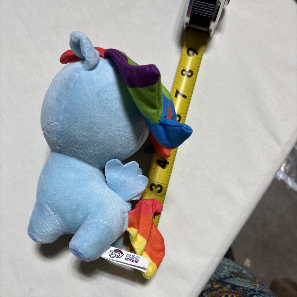 My Little Pony Rainbow Dash Plush 7" Toy Factory 2022 Cutie Mark Crew Hasbro - Picture 14 of 15